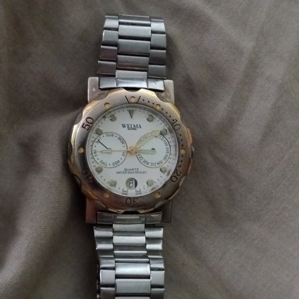 Vintage Welme water resistant watch